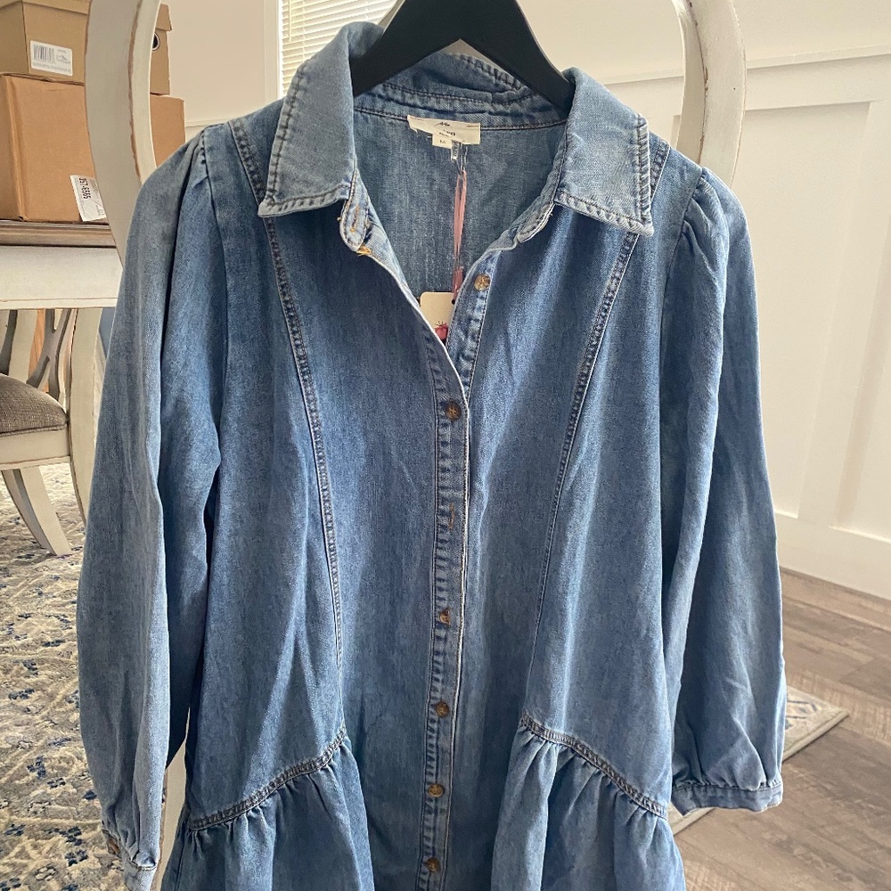 Entro denim dress size M